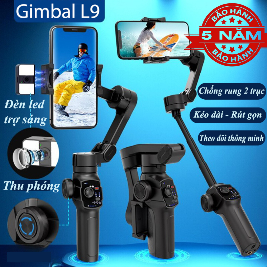 Gimbal chống rung cho điện thoại L9 Gimball chống rung tốt hơn gymbal Xpro gimbal q18 Gimbal DJI OSM