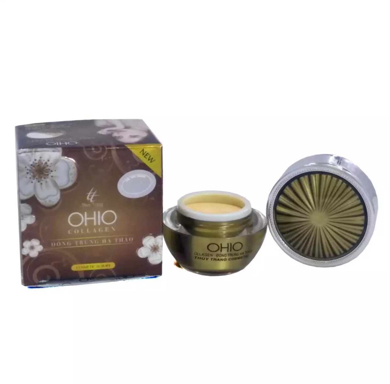 [HCM]Kem Nám OHIO Đông Trùng Hạ Thảo-Colagen 20g