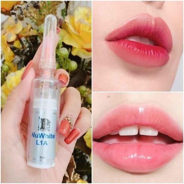 Kem khử thâm và làm hồng môi siêu đỉnh Mibiti Prudente Nuwhite L1a chính hãng cty ( Hang tang).