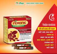 Siro uống bổ sung sắt cải thiện tình trạng thiếu máu Feronic - Hộp 20 ống
