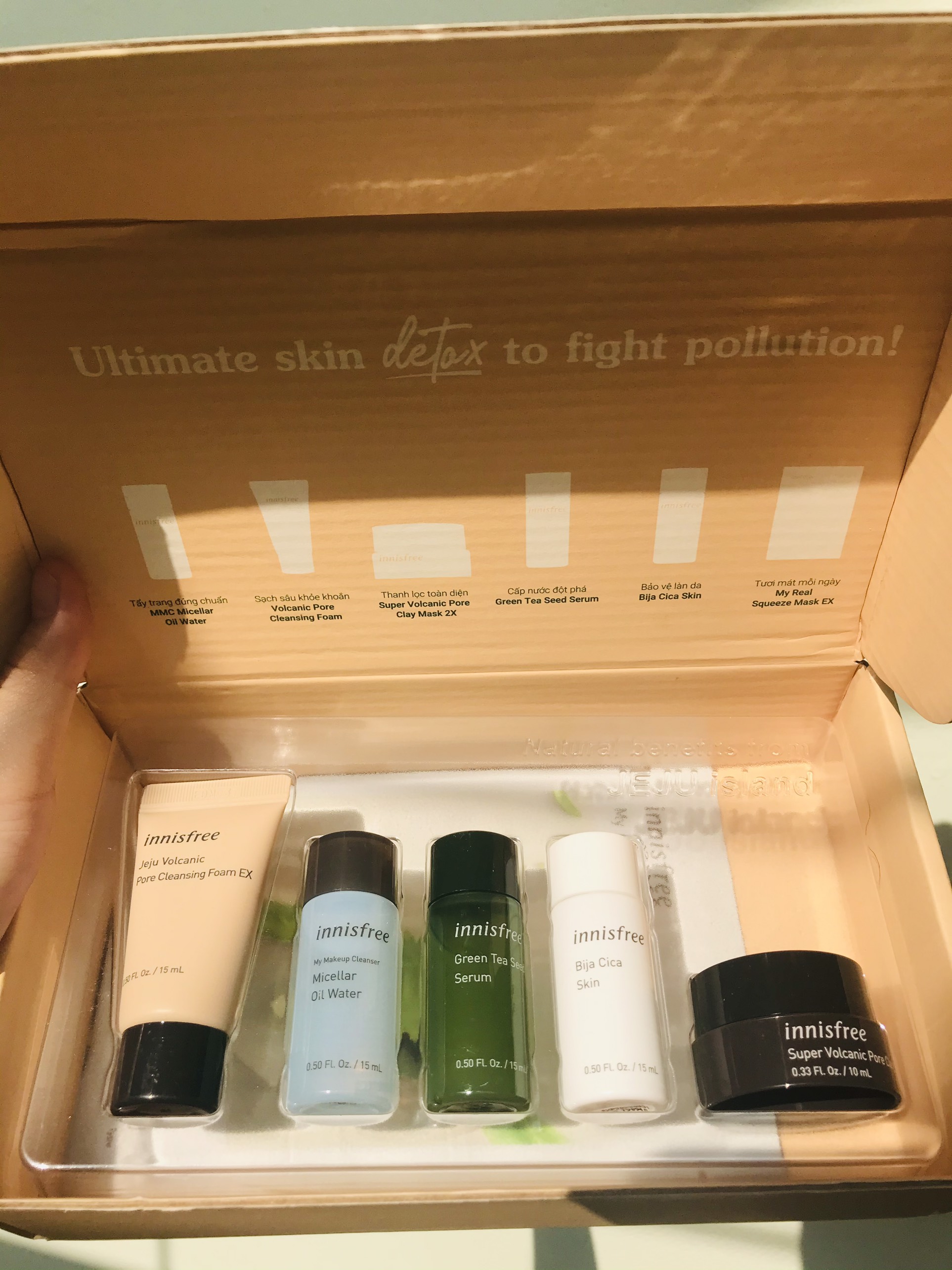 Sét Innisfree Dưỡng Da Anti Pollution Bản Mới 6 Sản Phẩm