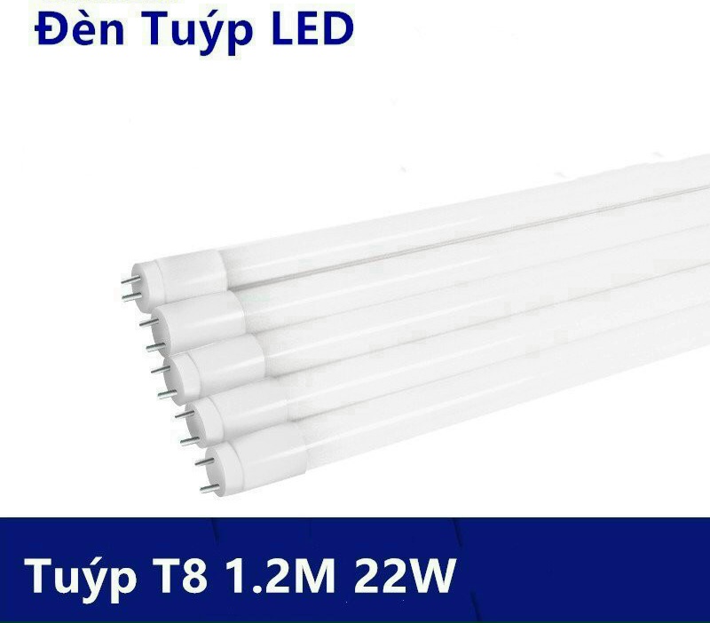 Combo 4/8/12 cái bóng đèn tuyp led 1m2 đầu nhựa/nhôm 11W 25W 22W 32W 40W 50W ánh sáng trắng