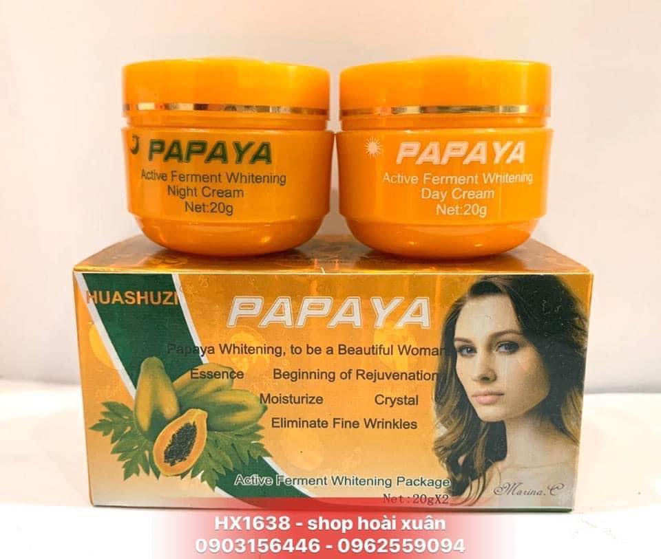 [HCM]Kem dưỡng da hushuzi PAPAYA mờ nám và tàn nhang - kem đu đủ - HX1638 - Làm đẹp / Chăm sóc da mặt / Chăm sóc da chuyên sâu / Dưỡng da & Serum chuyên sâu