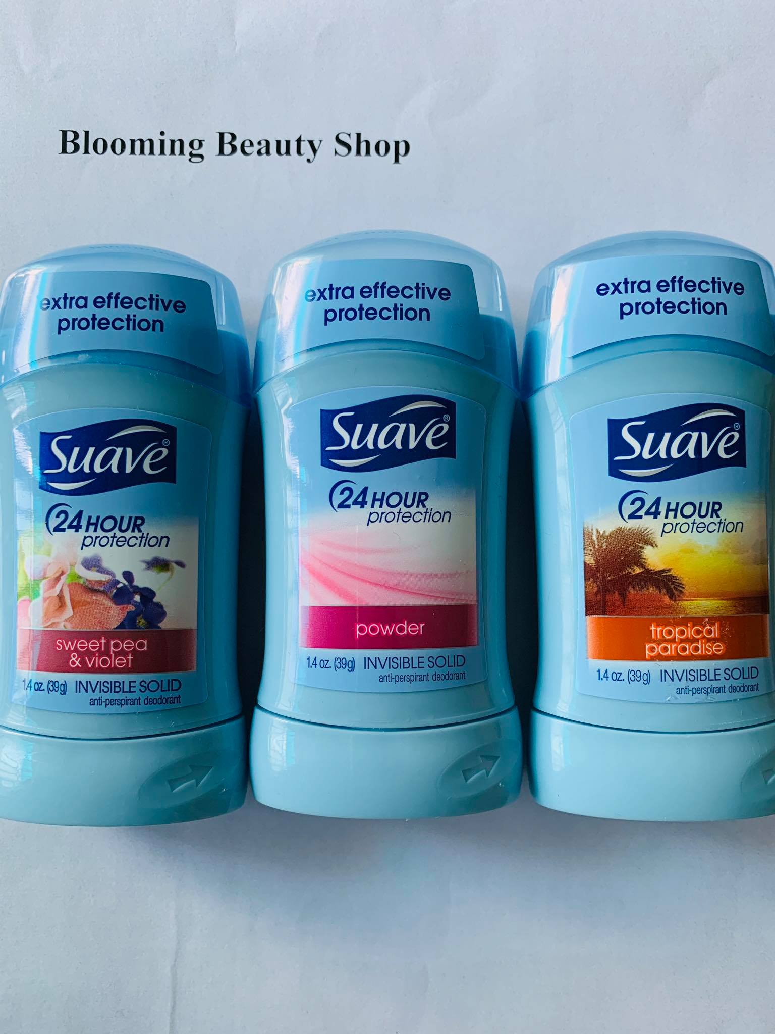 [Hcm]Lăn Khử Mùi Chống Tiết Mồ Hôi Và Chống Khuẩn Không Màu Thấm Nhanh Suave 24Hour Protection - Usa