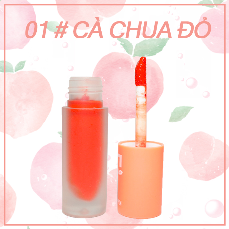 【Kiss Belle Shop】 Son lì dưỡng ẩm lâu trôi và không dễ phai (có 6 màu)
