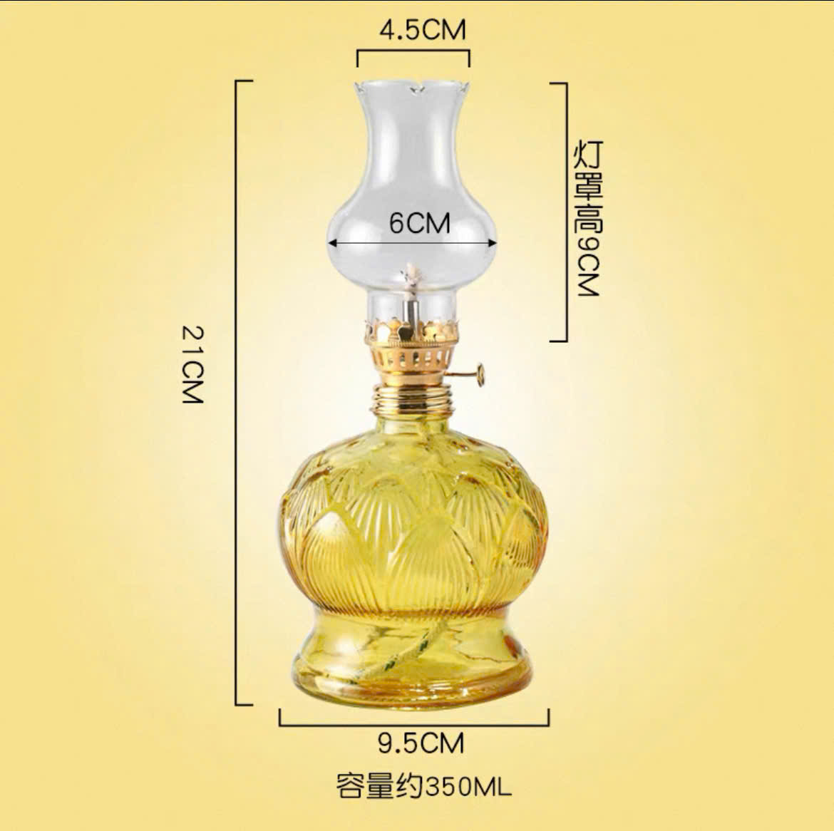 Đèn đốt dầu cát tường pha lê lưu ly hoa sen thờ cúng