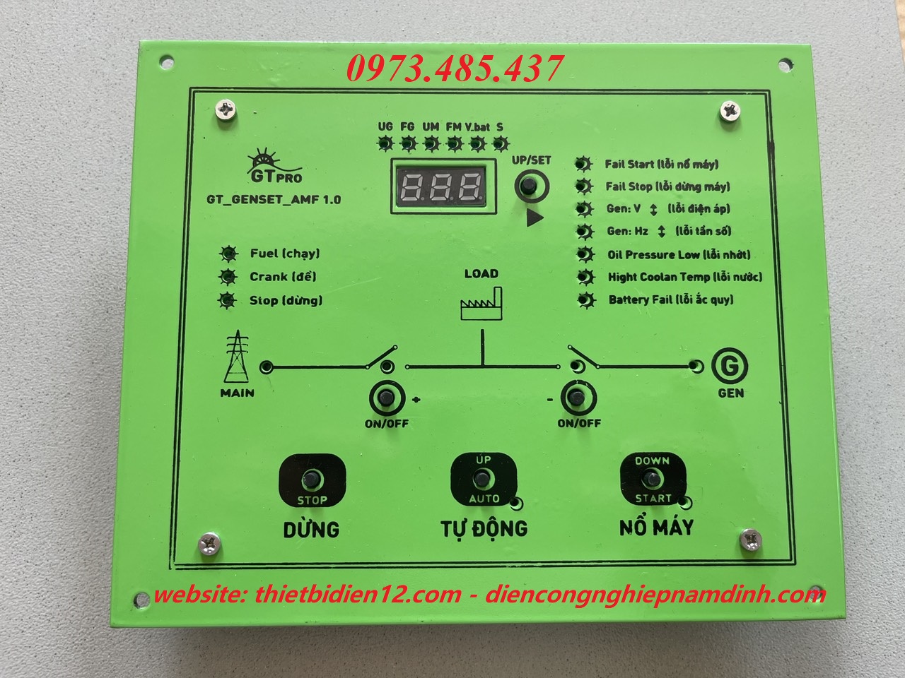 Bộ điều khiển máy phát điện -  BỘ ĐIỀU KHIỂN ATS 1 PHA AMF1.0