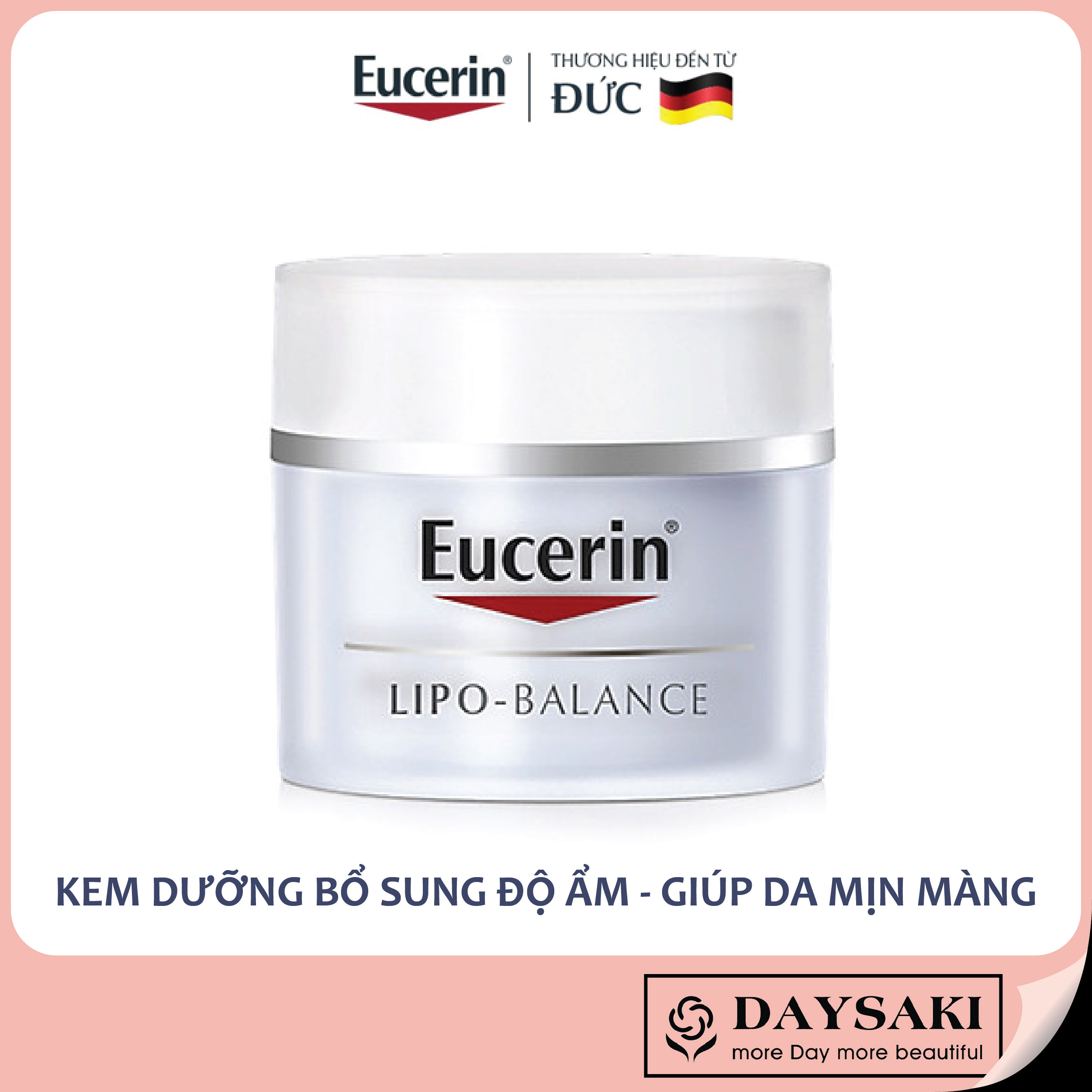 [Hcm]Eucerin Kem Dưỡng Ẩm Chuyên Sâu Dành Cho Da Khô Nhạy Cảm Lipo Balance 50Ml