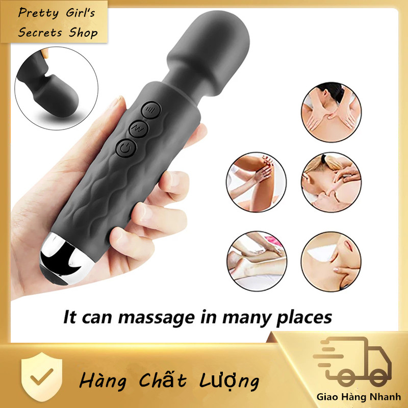Massage cầm tay tiện mang 20 chế độ đa chức năng thanh điện mút massage