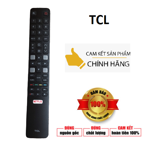 Điều khiển tivi TCL smart 4K chính hãng RC802N Remote tivi tcl Smart 32 inch TV 32S6300