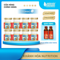 [TẶNG 2 LỌ] COMBO 8 Lọ Yến Sào 12% Tổ Yến Chưng Đường Phèn Cao Cấp SeaNest - Khánh Hòa Nutrition - 8 Lọ x 70 ML