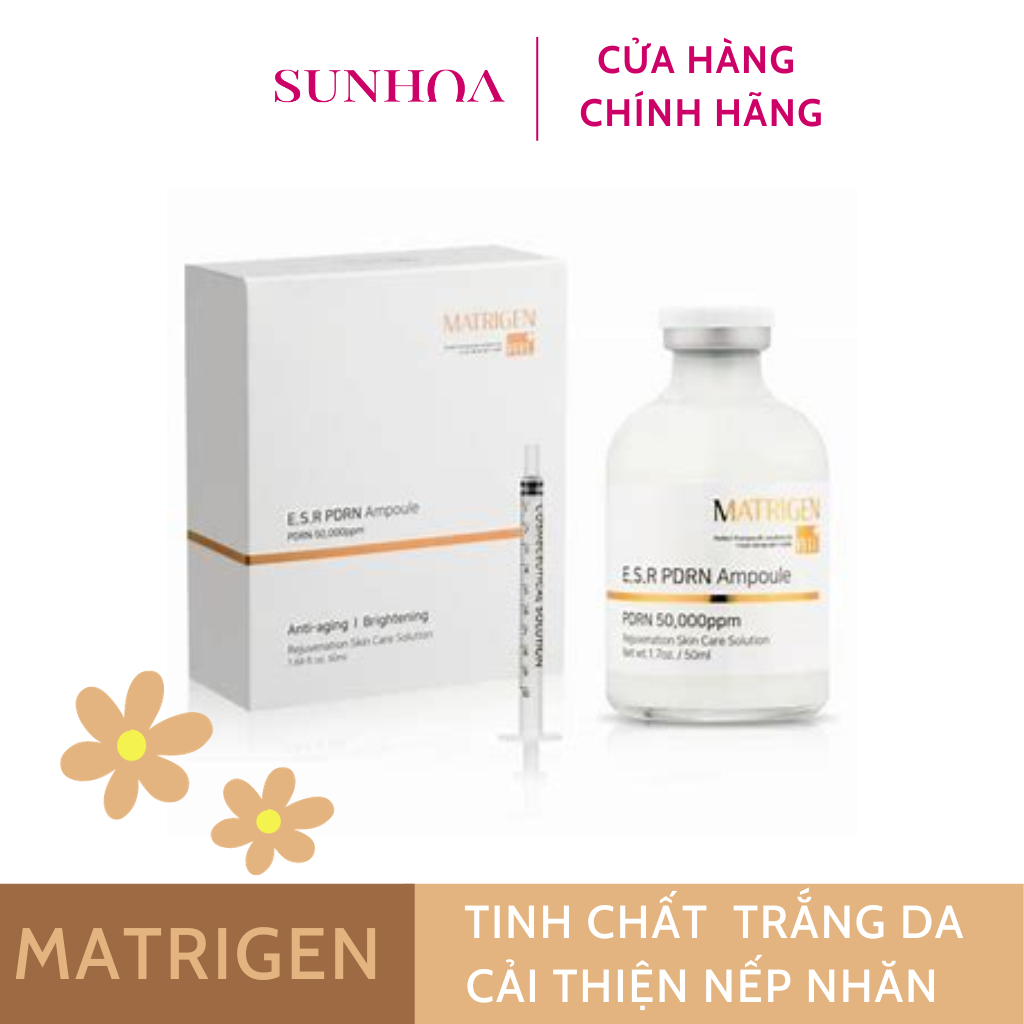 Tinh Chất Làm Trắng và Cải Thiện Nếp Nhăn - Matrigen E.S.R PDRN Ampoule PDRN 50000ppm (50ml)