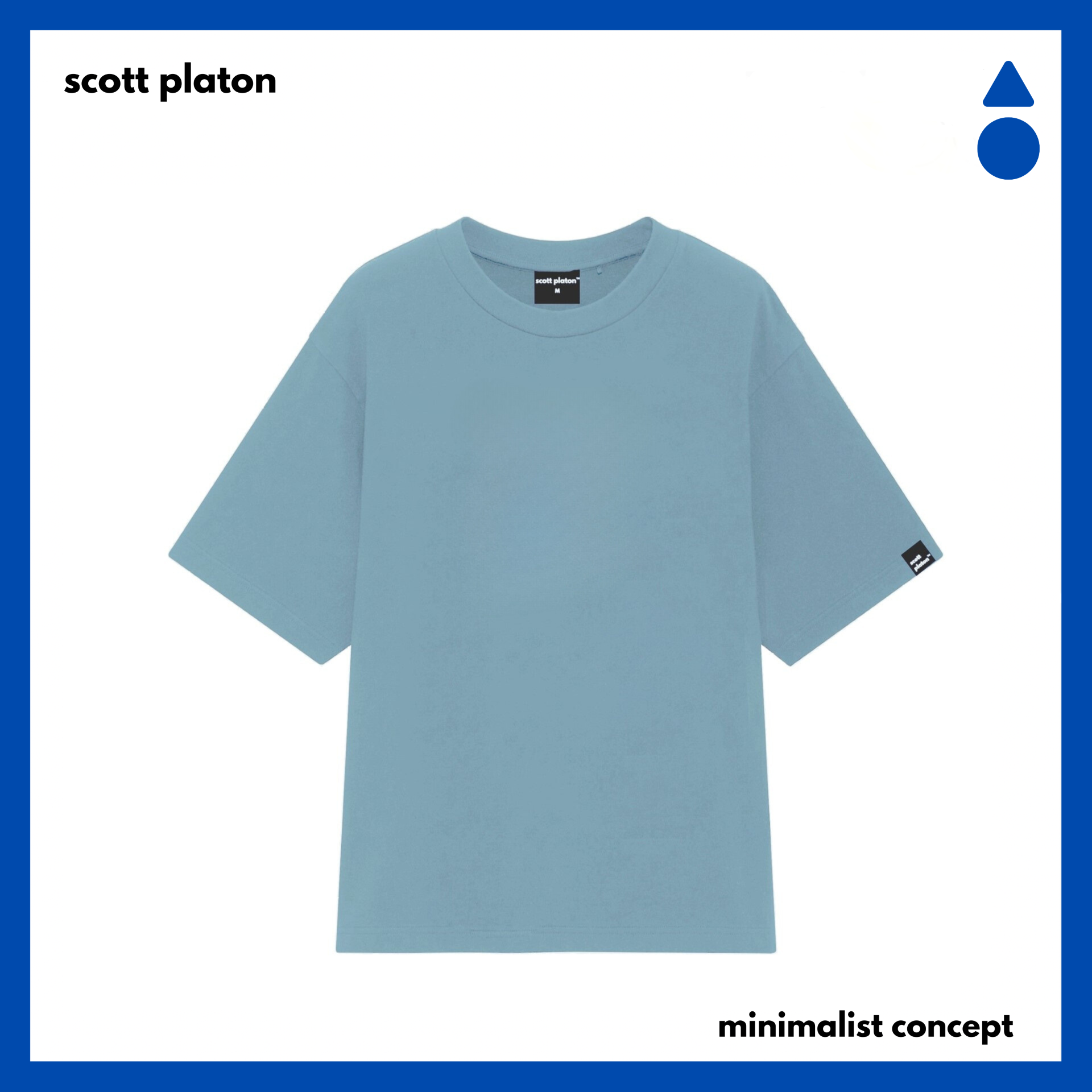 Scott Platon Áo thun BASIC TEE - Chất liệu cotton dày dặn đứng form