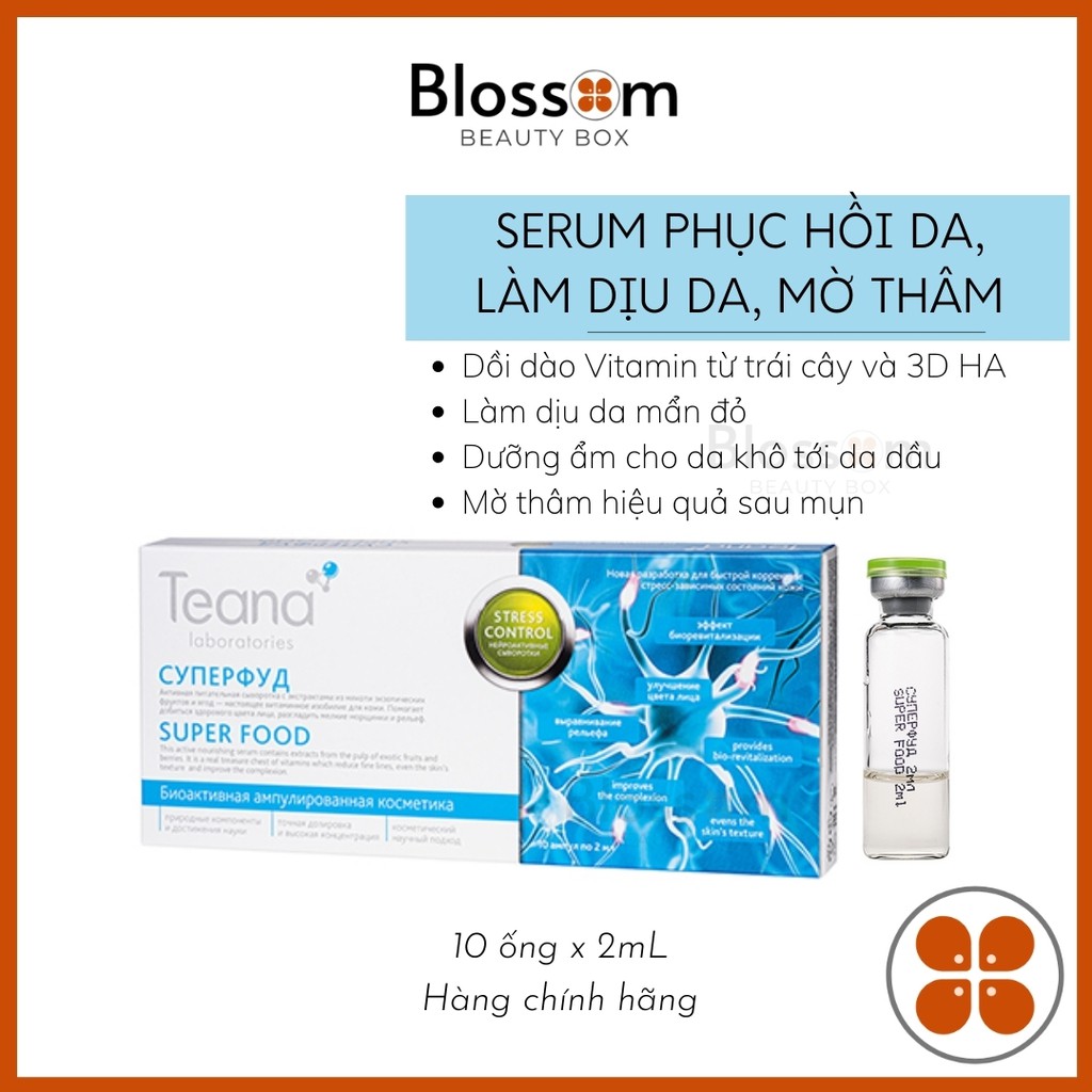 [ Chính Hãng ] Huyết Thanh Serum Super Food Teana Dòng Stress Control