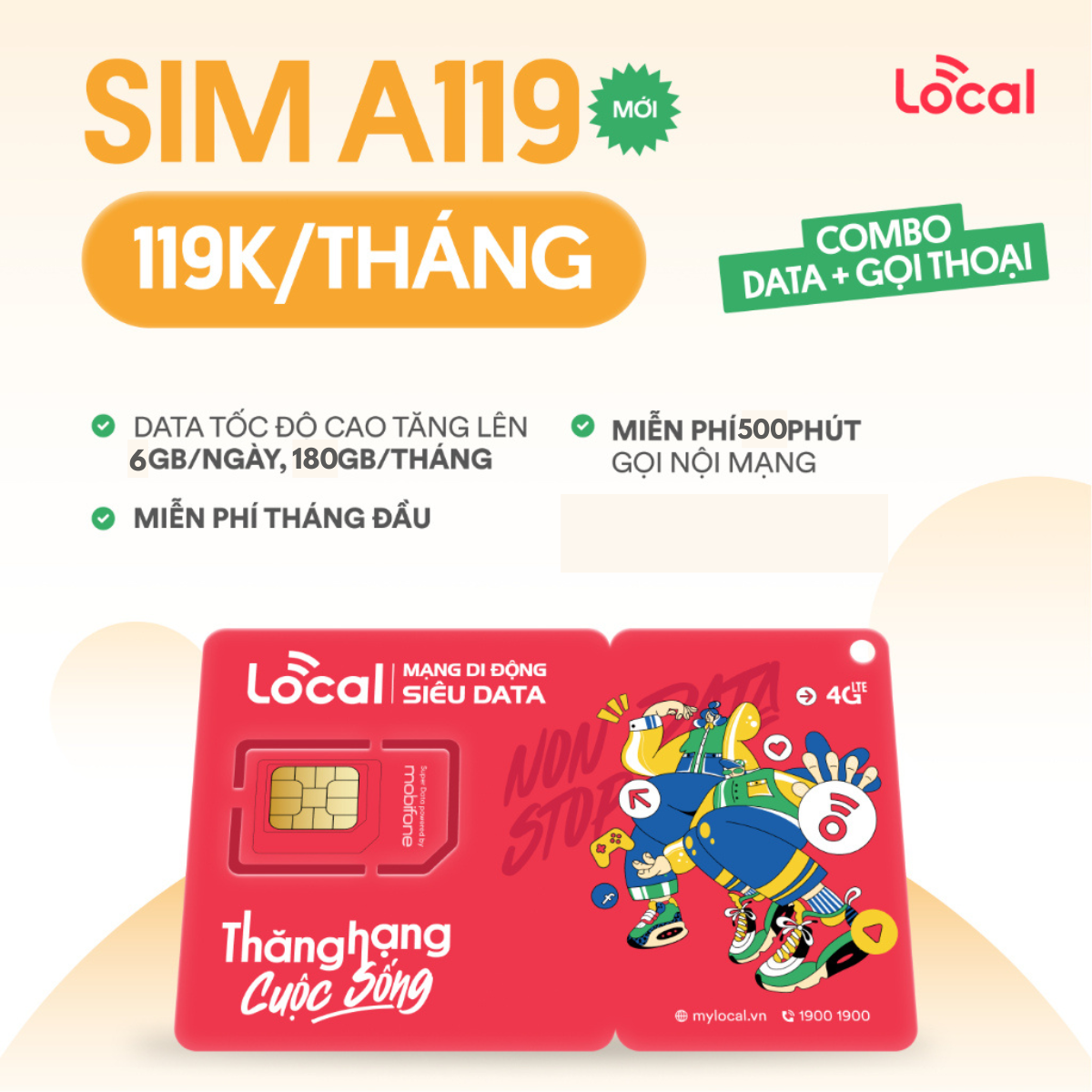 ( 1 TỶ GB DATA INTERNET ) Sim 4G Mobifone Không Giới hạn Data Truy Cập Internet | Local A68 A69 A79 