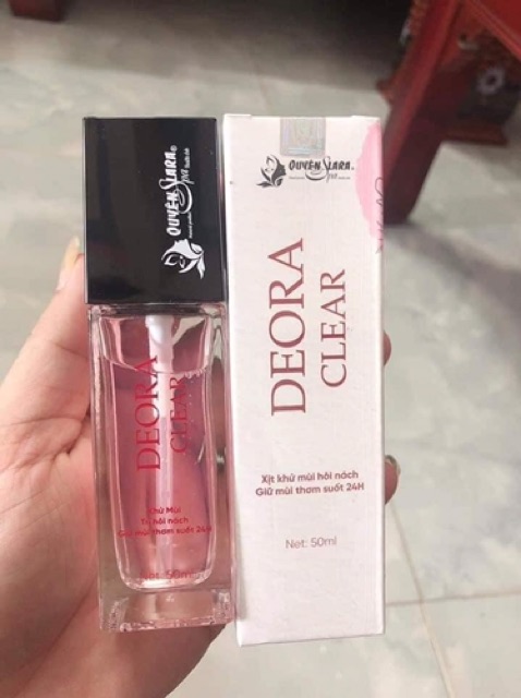 xịt nách deora clear