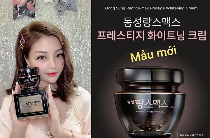 Kem Trị Nám Dongsung Prestige Whitening Cream - Trắng Da Mờ Nám (Mẫu Mới 50G) - Hàng Chuẩn Auth Korea