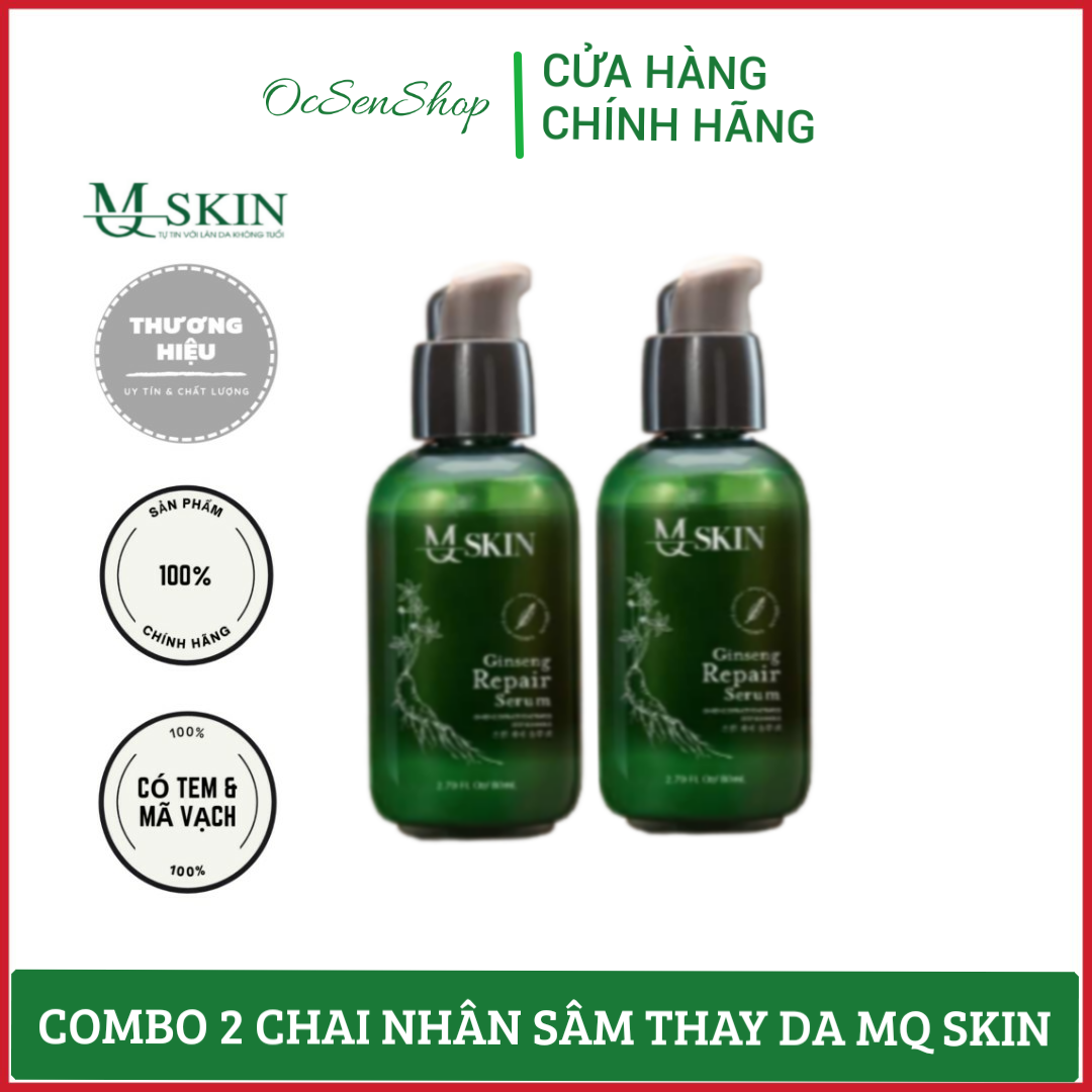 Combo 2 Chai Serum Thay Da Nhân Sâm Mq Skin Dứt Điểm Mụn Nám Tàn Nhang