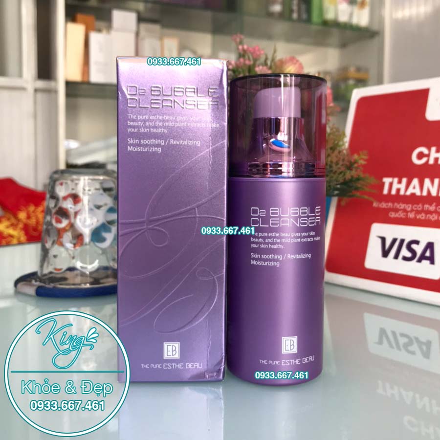 [Hcm]Sửa Rửa Mặt O2 Bubble Cleanser The Pure Esthe Beau