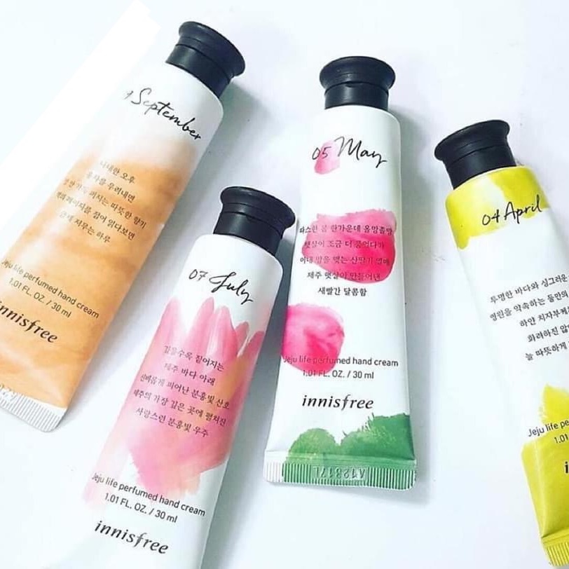 Kem Dưỡng Da Tay Hương Nước Hoa Innisfree Jeju Life Perfume Hand Cream