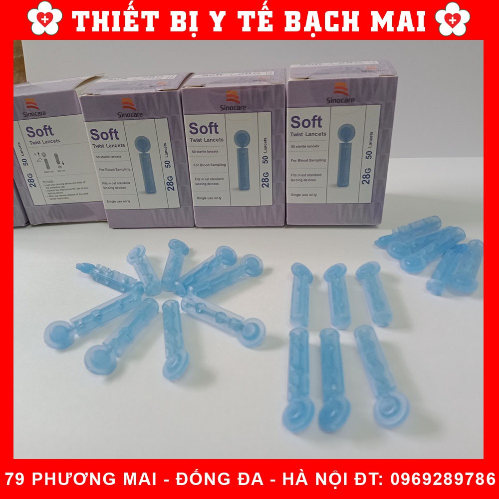 Kim Chích Máu - Kim Lấy Máu Tiệt Trùng Hộp 50 Kim