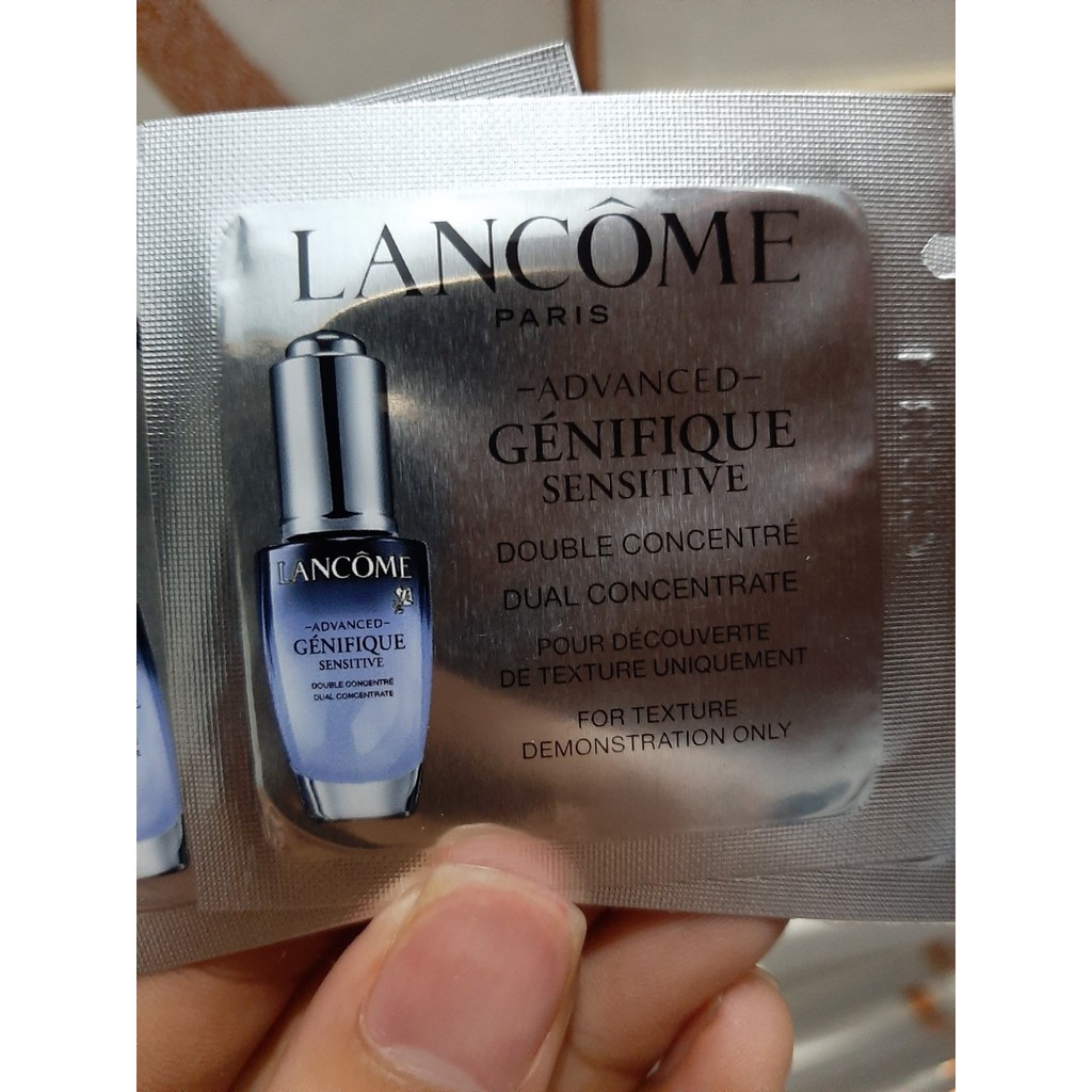 [Hcm]Combo 10 Gói Liệu Trình Kép Phục Hồi Làn Da Ngày Nhạy Cảm Lancome Advanced Génifique Sensitive Chất Lượng Sản Phẩm Đảm Bảo An Toàn Đến Sức Khỏe Người Dùng Và Cam Kết Hàng Đúng Mô Tả