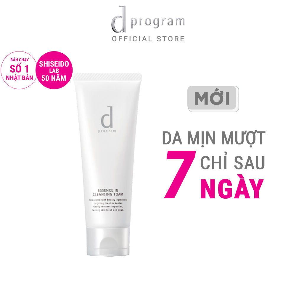 QUÀ TẶNG Sữa Rửa Mặt Tạo Bọt Dưỡng Da D program Essence In Cleansing Foam 120g