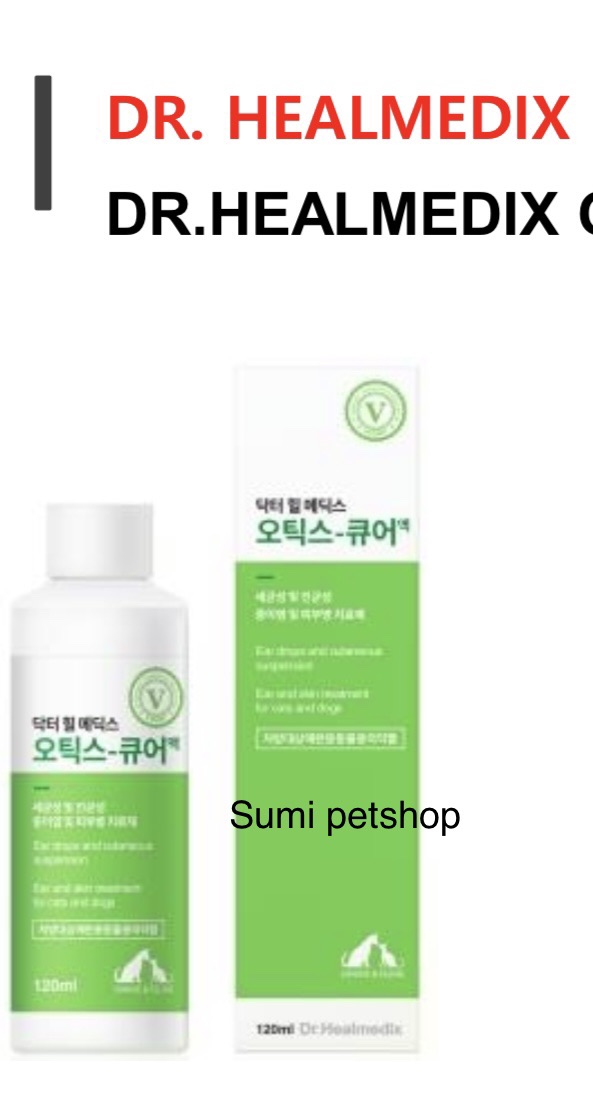 [Hcm]12Mil Dung Dịch Viêm Tai Giữa Dr.healmedix Otix - Qure For Pet Cho Thú Cưng