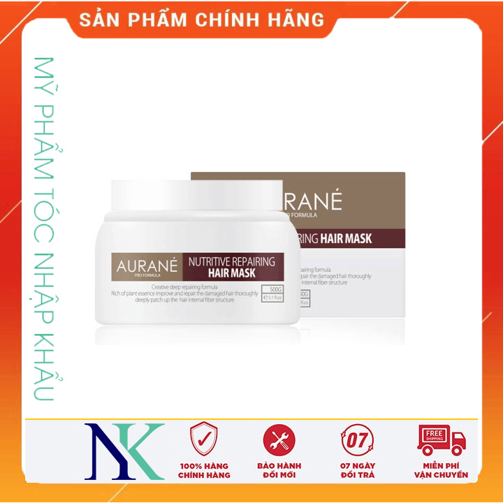 [Hcm]Mặt Nạ Tái Tạo Cấu Trúc Tóc Hư Tổn Aurane 500Ml