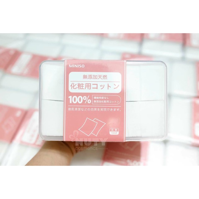 BÔNG TẨY TRANG MINISO 1000 miếng