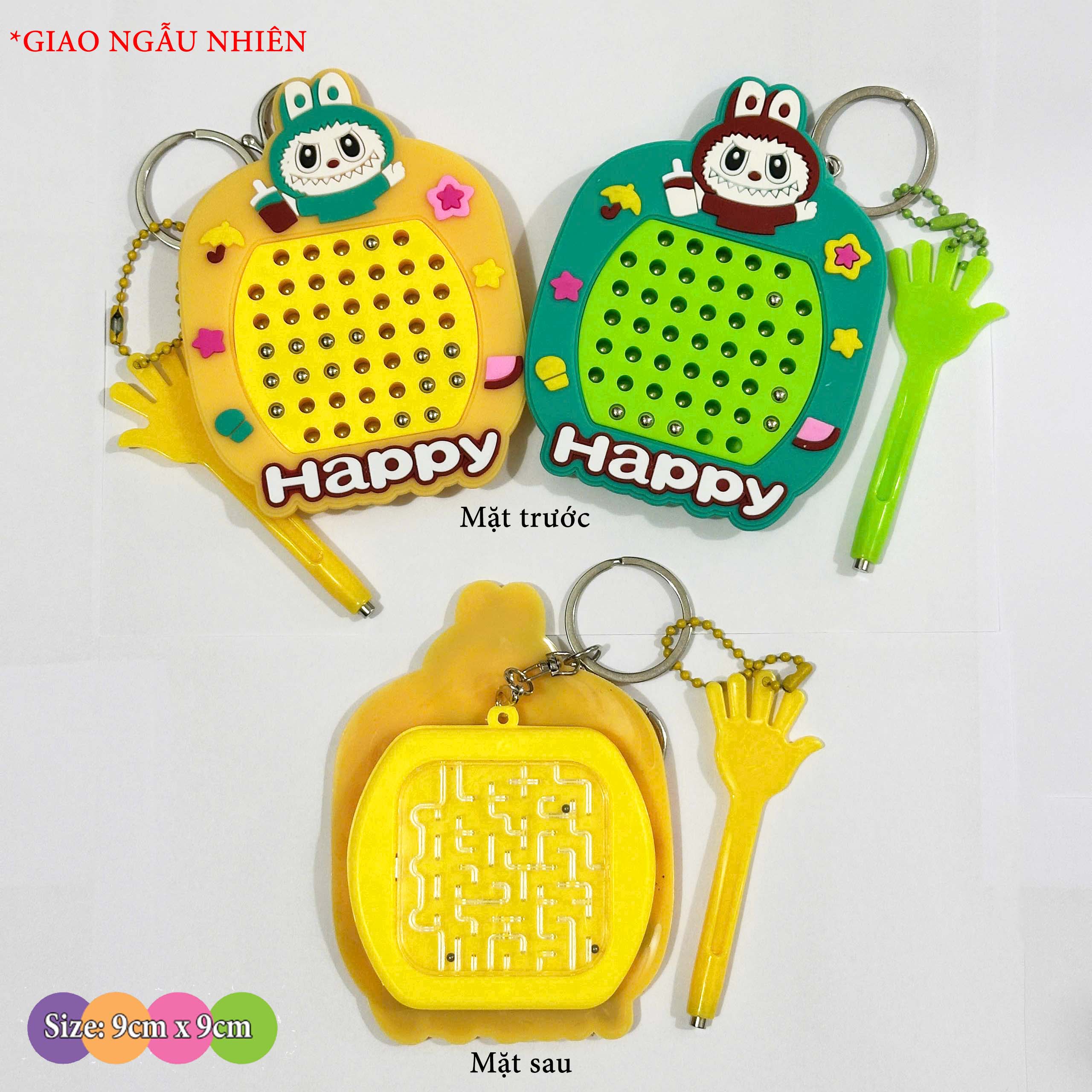Móc khóa bảng vẽ từ tính Kuromi Capybara - Bảng vẽ bi thép treo cặp chìa khóa làm quà tặng dễ thương