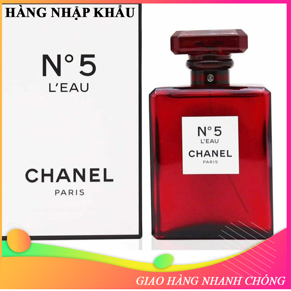 [Hàng Cao Cấp] Nước Hoa Nữ N5 Leau ( Đỏ) 100Ml - Hương Thơm Đầy Quyến Rũ Mê Hoặc - Cuốn Hút Mọi Ánh Nhìn - Tạo Nên Sự Sang Trọng Và Quý Phái Cho Bản Thân