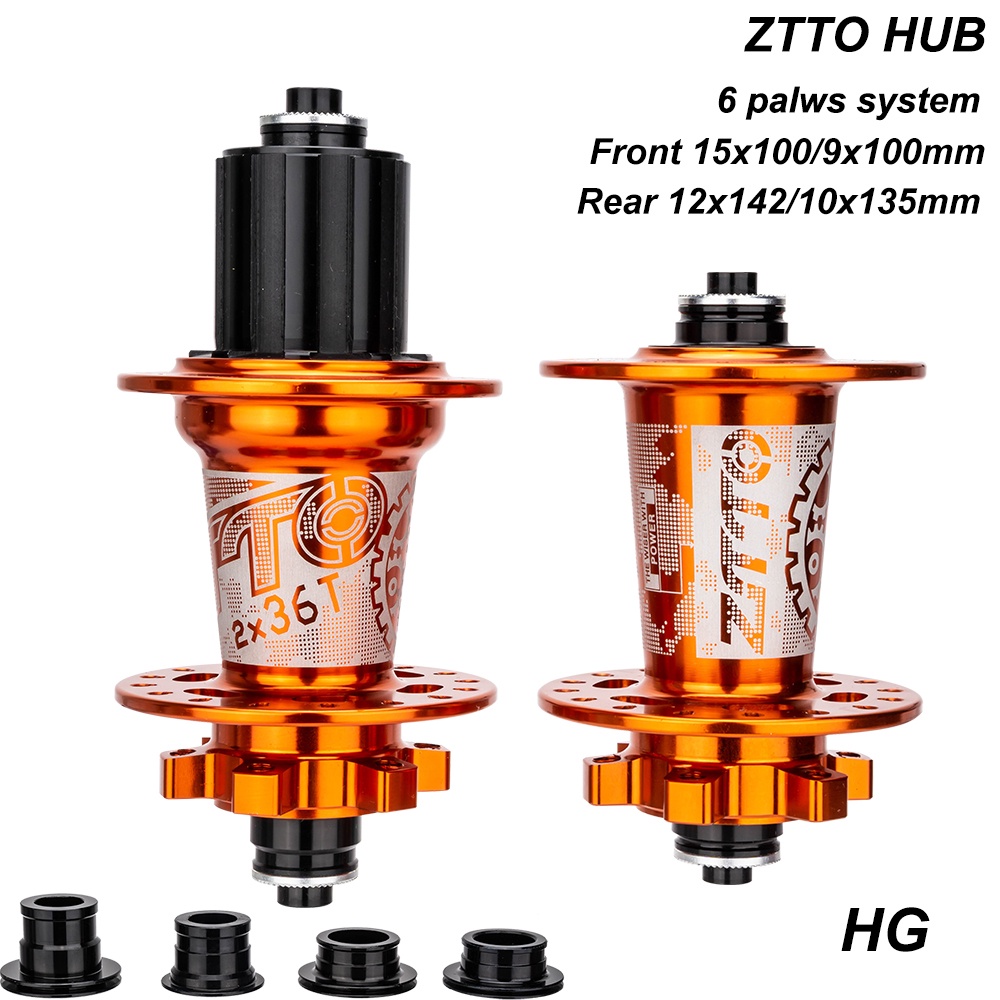 Ztto Trục Phanh Đĩa 6 Chỗ 32 Lỗ XD / HG / MS 12x142 15x100 32H Maza QR 10x135 9x100mm Cho Xe Đạp Leo