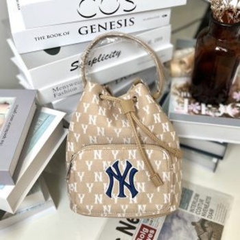 Túi Rút MLB NY Monogram Bucket Bag New York Yankees Full Tag