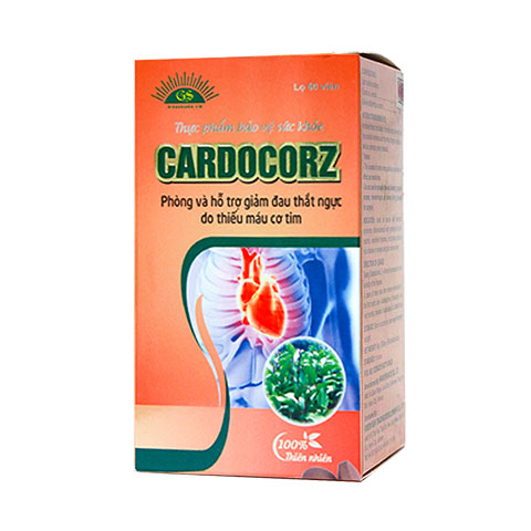 Cardocorz – Hỗ Trợ Giảm Đau Thắt Ngực Do Thiếu Máu Cơ Tim Người Đặt Stent Và Có Nguy Cơ Đột Quỵ