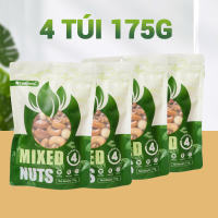 Hạt dinh dưỡng mix 4 loại hạt TANU NUTS hũ 350gr/500g granola siêu hạt mix các loại hạt ngũ cốc