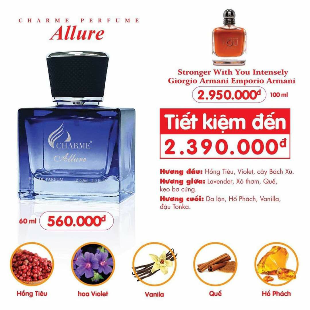 Nước Hoa Nam Allure Năng Động Tươi Mát 100Ml