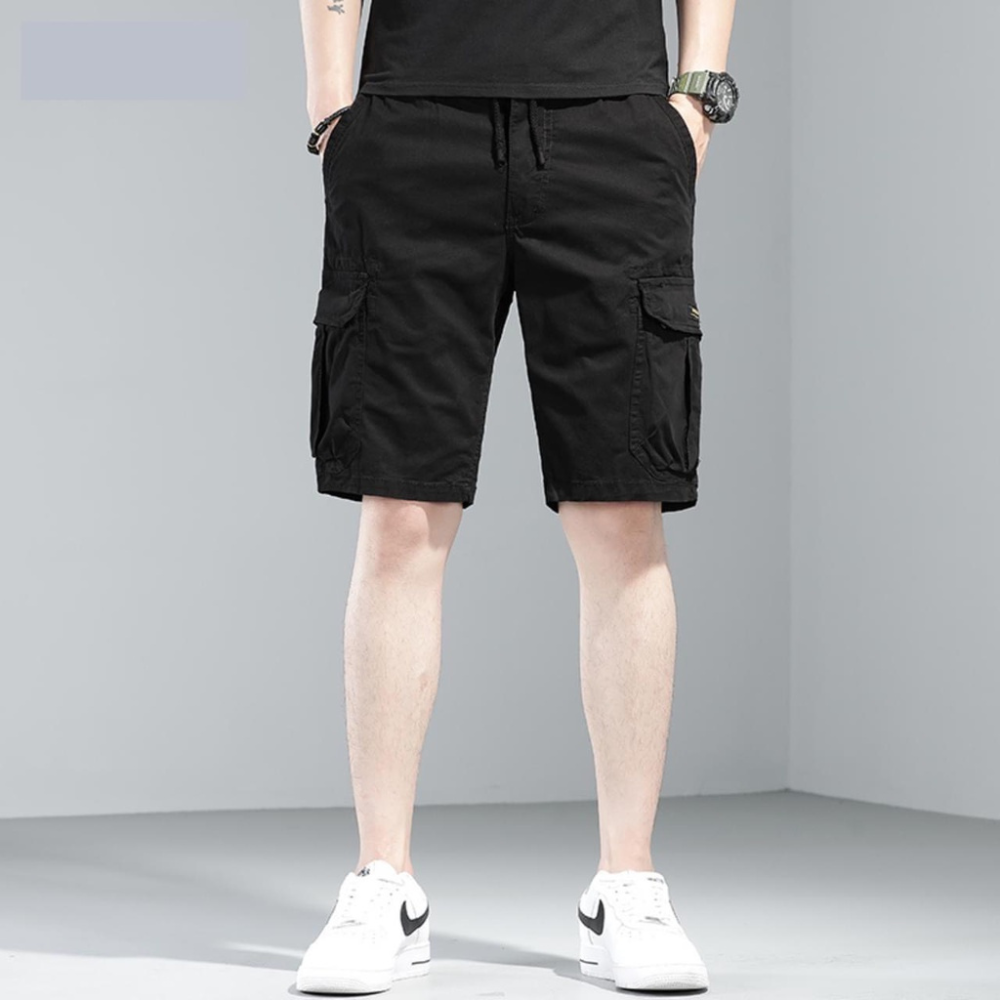 Quần short kaki túi hộp nam GOZIN.STORE chất kaki cotton con giãn thoáng mát thấm hút mồ hôi dáng th
