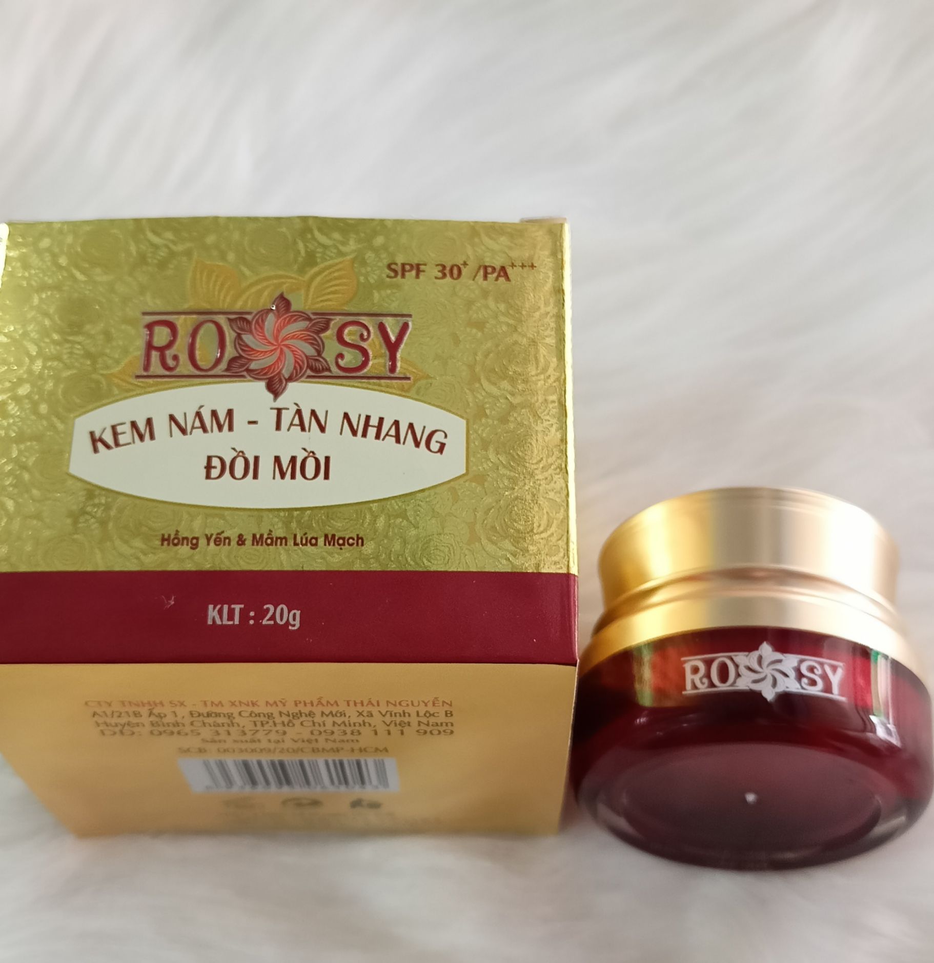 Kem Nám - Tàn Nhang - Đồi Mồi Rosy(Hồng Yến&Mầm Lúa Mạch)