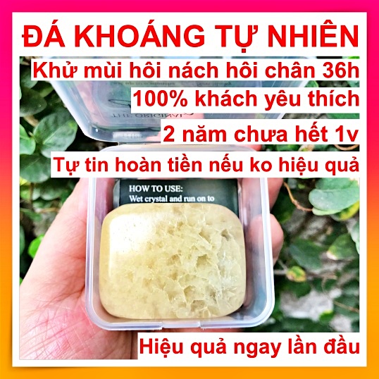 Lăn Khử Mùi Đá Khoáng Tự Nhiên Hết Hôi Nách Hôi Chân 36 Tiếng Dành Cho Nam Và Nữ