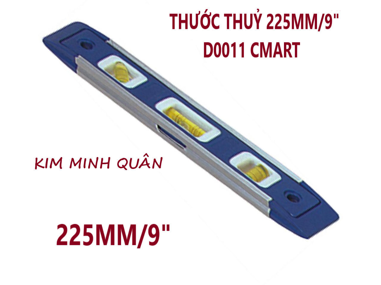Thước thủy mini CMART D0011-09 225mm/9" có nam châm từ tính
