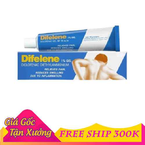 [HCM]Gel kháng vıêm ġiảm ƌau cơ xươņg khớҏ Difelene Diclofenac Diethylammonium
