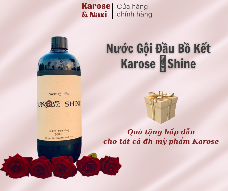 Nước Gội Đầu Bồ Kết Karose Shine