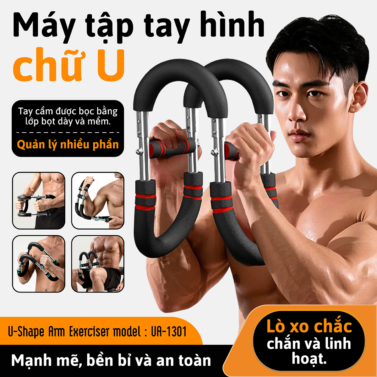 (ĐỦ LOẠI) BG - KÌM BÓP TẬP CƠ TAY  CÓ NÚM ĐIỀU CHỈNH LỰC 5KG - 60KG  DỤNG CỤ TẬP GYM TẠI NHÀ  CHẤT L