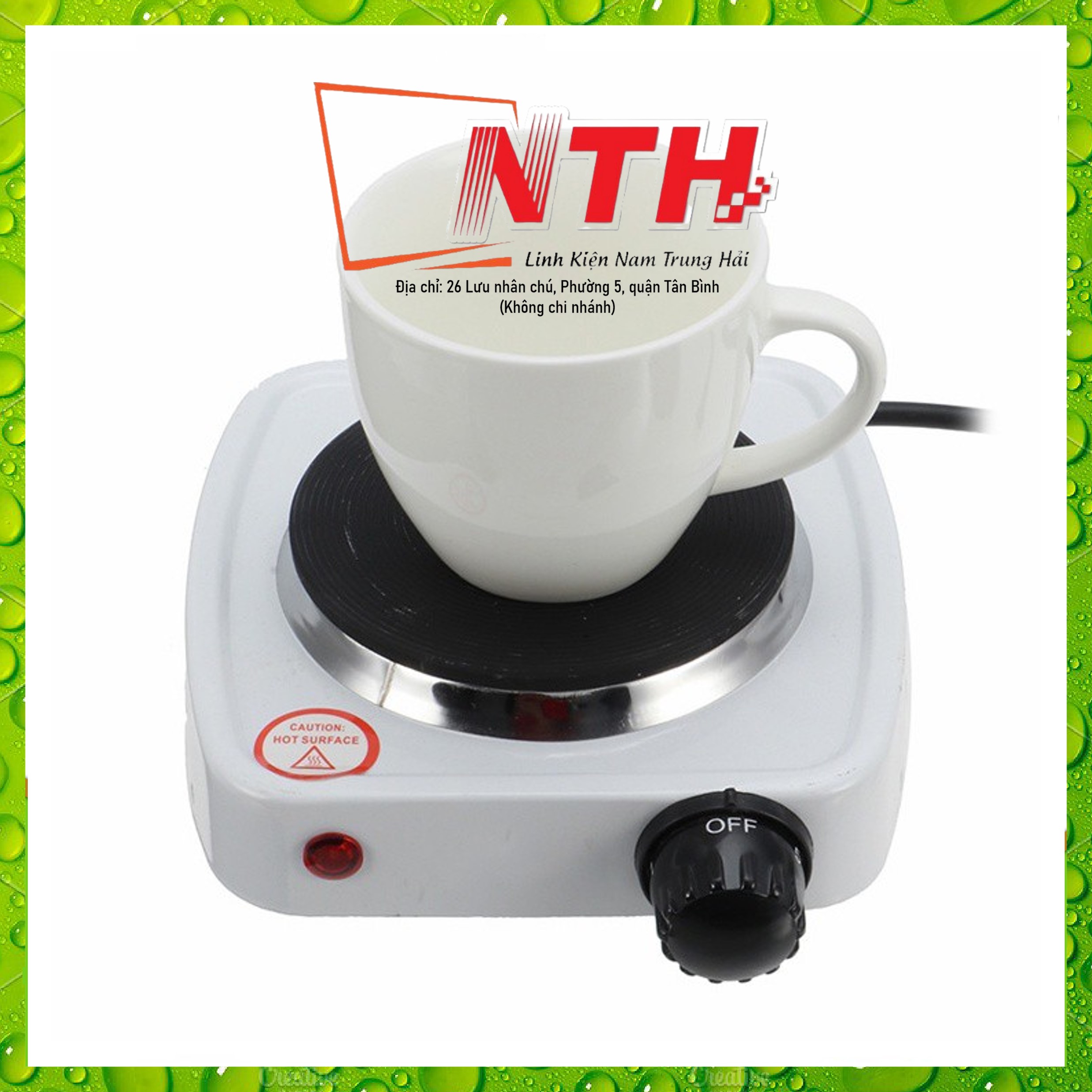 Bếp điện mini làm nóng pha cafe-Hot Plate 1000W