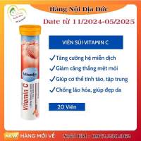 Viên Sủi Mivolis Vitamin C và các vị khác Hỗ trợ tăng cường hệ miễn dịch 20 Viên của Đức [Đủ Bill]