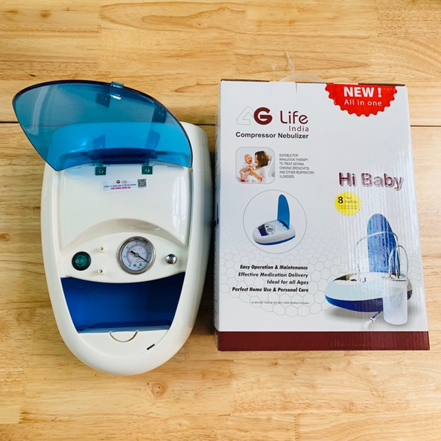 Máy Xông Hút Mũi Họng 2 In 1 Ag - Life New Ấn Độ