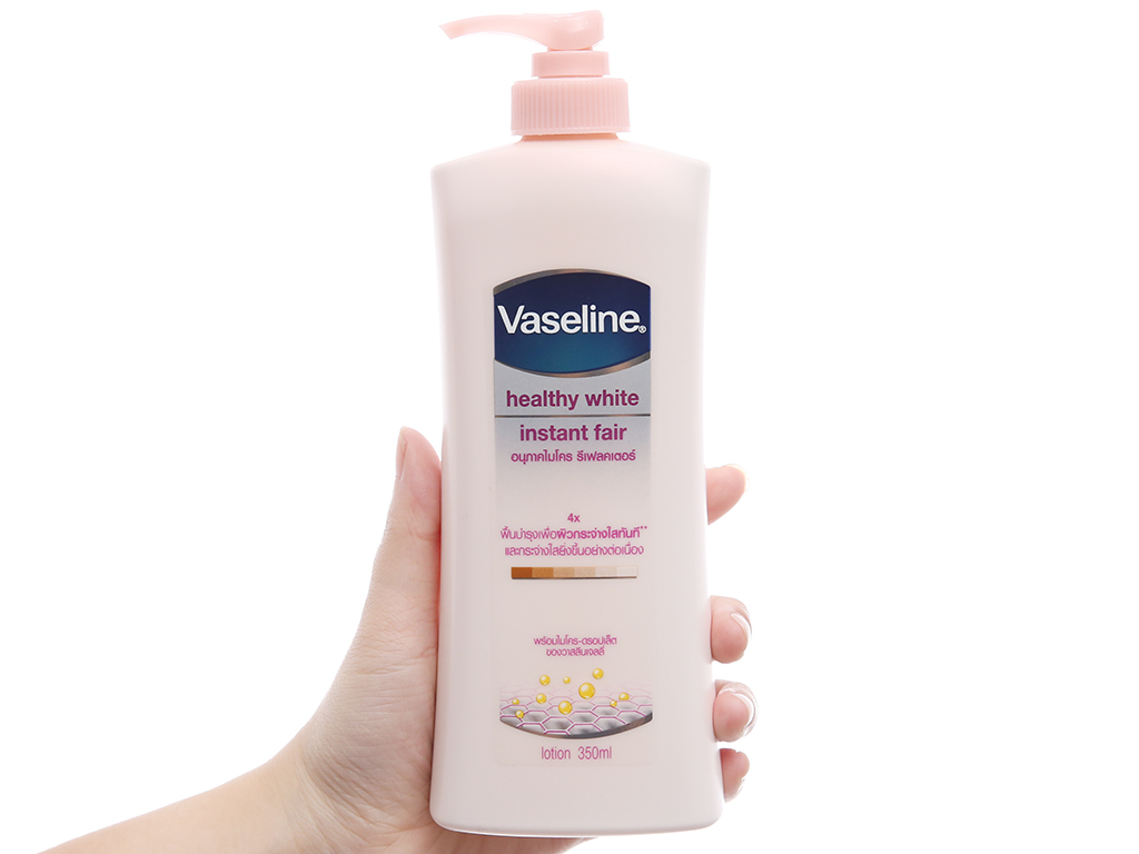 Sữa Dưỡng Thể Vaseline Healthy White Trắng Da Tức Thì 350Ml