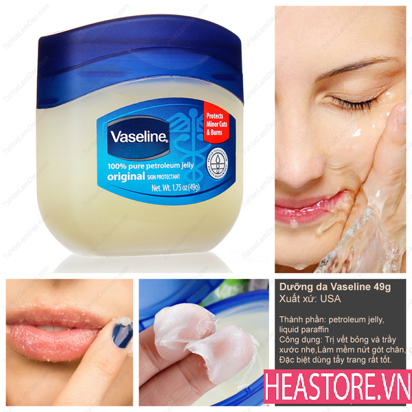 Kem Dưỡng Ẩm Chống Nẻ Vaseline - Kem Chính Hãng Nhập Khẩu Từ Mỹ