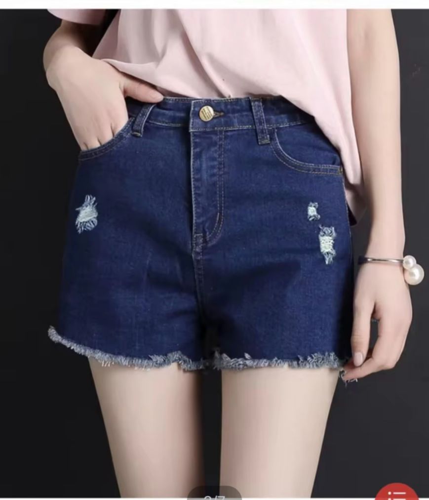 QUẦN SHORT JEAN NỮ PHONG CÁCH CAO CẤP QUẦN ĐÙI NGẮN NỮ CHẤT BÒ CO GIÃN MÀU XANH DỄ PHỐI ĐỒ